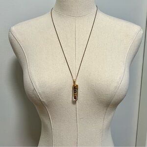 Earthbound 18K Gold Plated Chakra Crystal Necklace